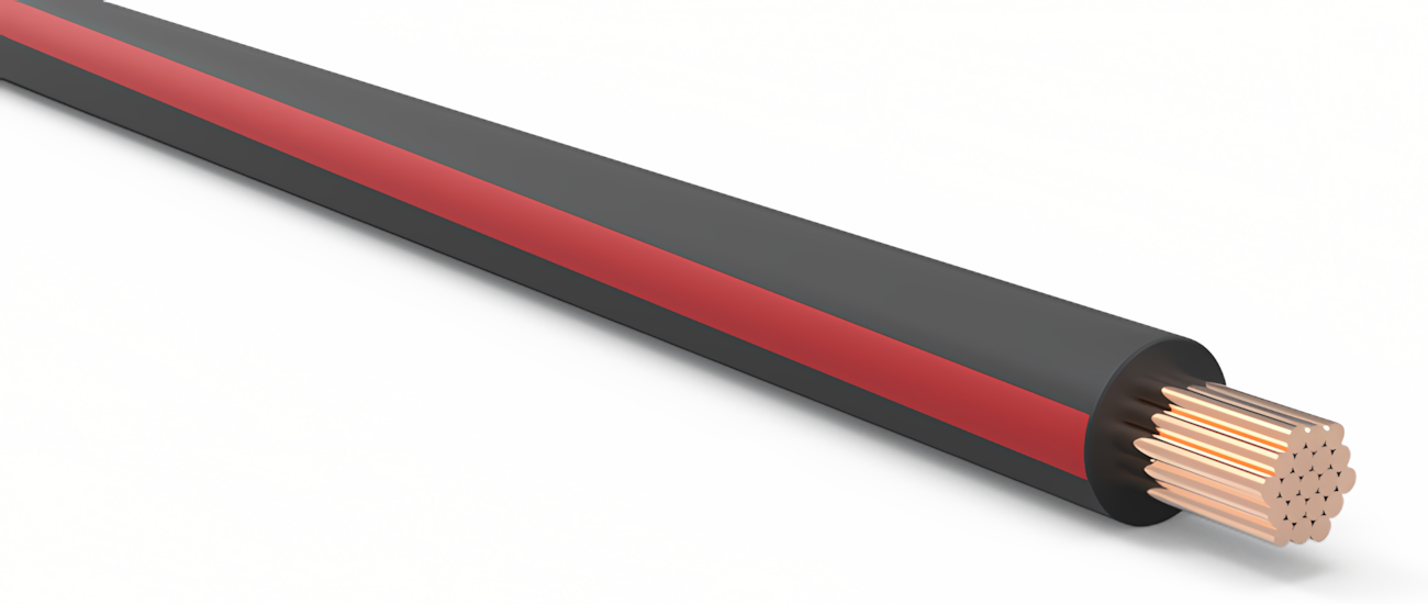 12 Gauge Black w/ Red Stripe Automotive TXL Wire Per Ft – LSwiring