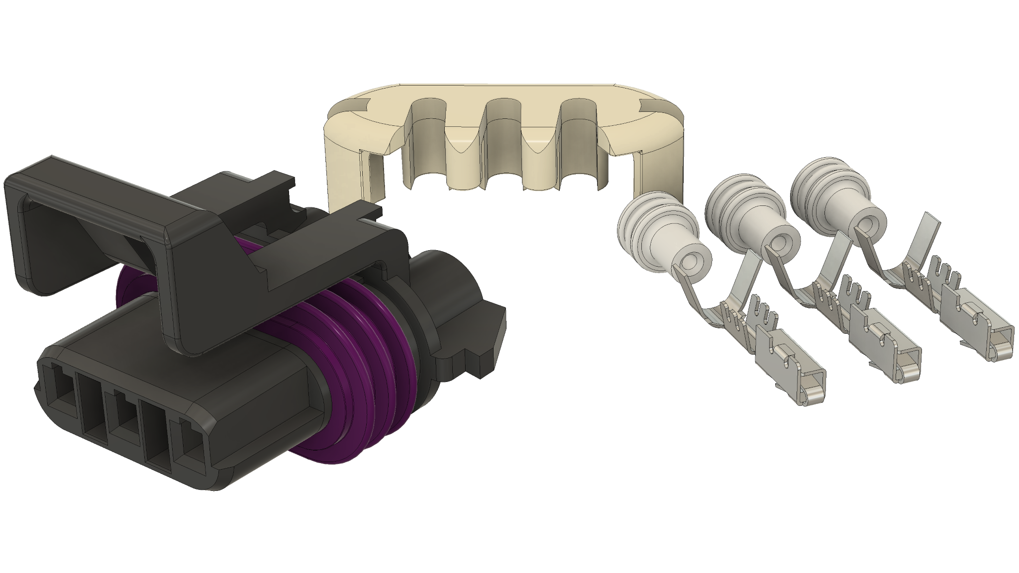 SecondaryAirInjectionReaction(AIR)PumpConnectorKit(1) LSwiring