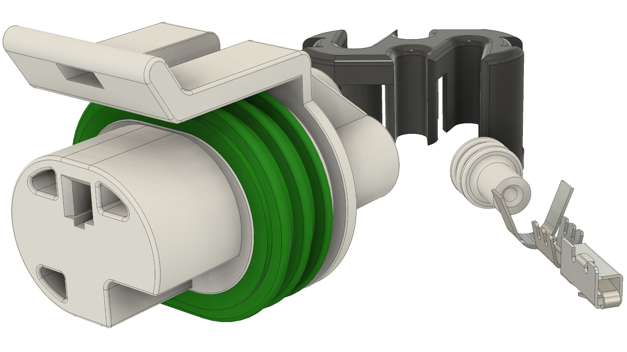 Engine Oil Pressure Sending Unit Connector Kit (2) LSwiring