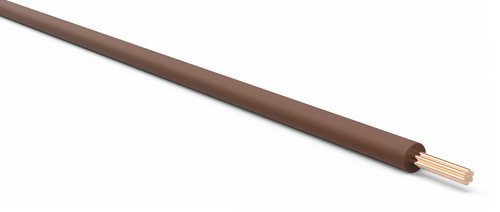 22 Gauge Brown Automotive TXL Wire Per Ft