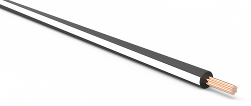 20 Gauge Black w/ White Stripe Automotive TXL Wire Per Ft
