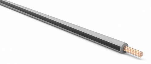 20 Gauge Gray w/ Black Stripe Automotive TXL Wire Per Ft