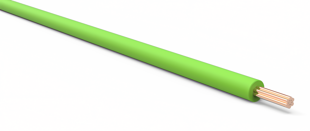 20 Gauge Light Green Automotive TXL Wire Per Ft