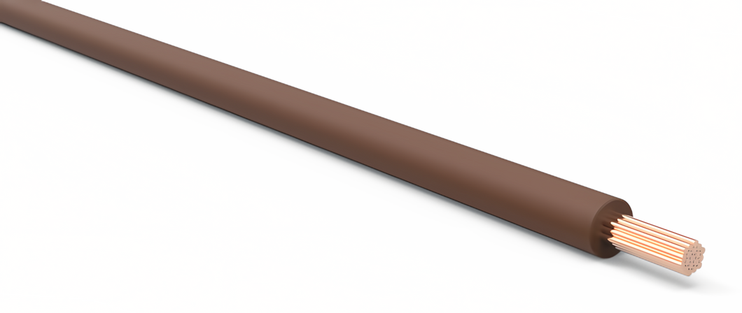 18 Gauge Brown Automotive TXL Wire Per Ft