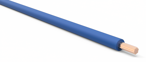 18 Gauge Dark Blue Automotive TXL Wire Per Ft