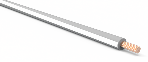 18 Gauge Gray w/ White Stripe Automotive TXL Wire Per Ft