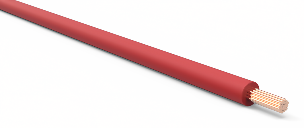 18 Gauge Red Automotive TXL Wire Per Ft