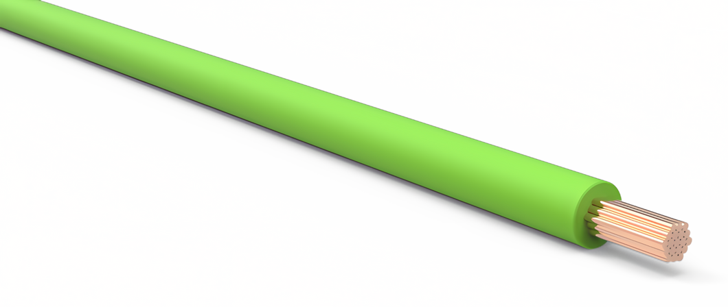 16 Gauge Light Green Automotive TXL Wire Per Ft