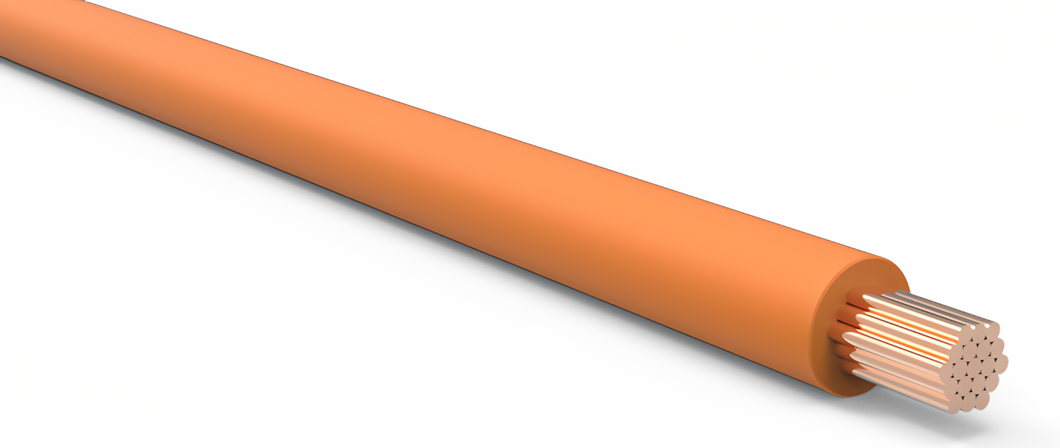 12 Gauge Orange Automotive TXL Wire Per Ft