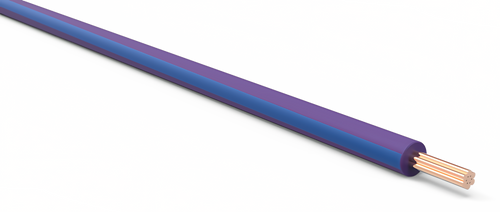20 Gauge Purple w/ Blue Stripe Automotive TXL Wire Per Ft