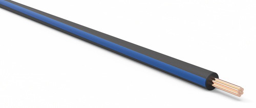 20 Gauge Black w/ Blue Stripe Automotive TXL Wire Per Ft