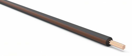 20 Gauge Black w/ Brown Stripe Automotive TXL Wire Per Ft