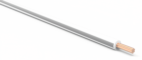 20 Gauge White w/ Gray Stripe Automotive TXL Wire Per Ft