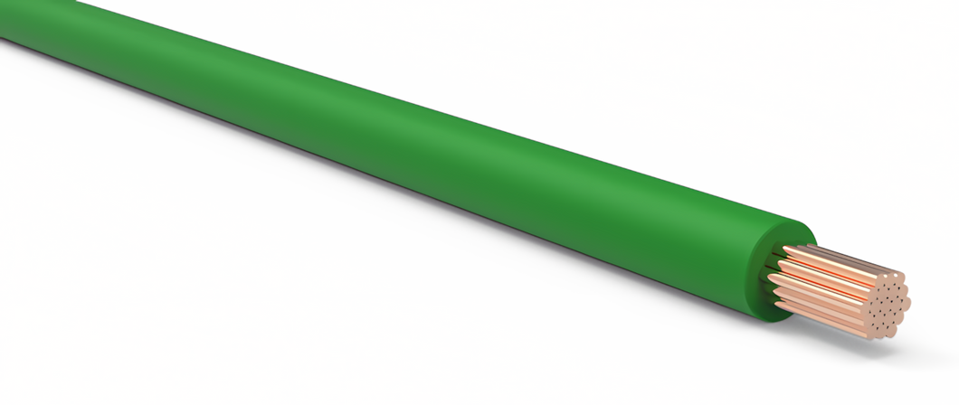 14 Gauge Dark Green Automotive TXL Wire Per Ft