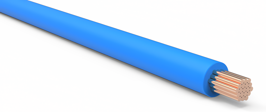 12 Gauge Light Blue Automotive TXL Wire Per Ft