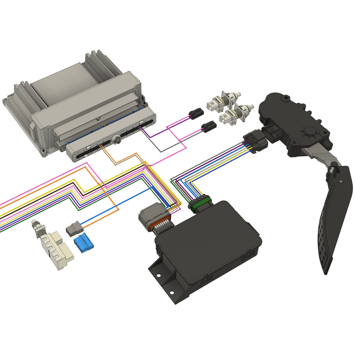 Ls Engine Wire Colors #1 Source of LS-Series Engine Wiring Harness Connectors – LSwiring