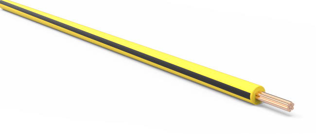 22-AWG-Automotive-TXL-Wire-Yellow-w/-Black-Stripe-by-the-Foot