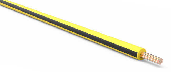 20-AWG-Automotive-TXL-Wire-Yellow-w/-Black-Stripe-by-the-Foot