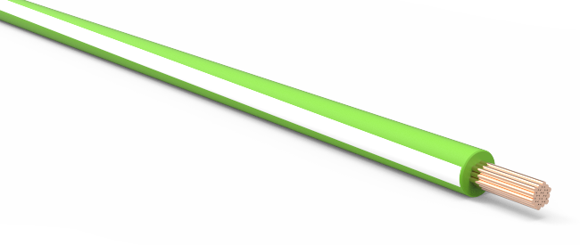 18-AWG-Automotive-TXL-Wire-Light-Green-w/-White-Stripe-by-the-Foot