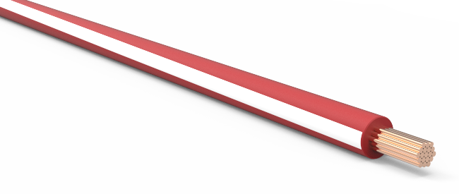 16-AWG-Automotive-TXL-Wire-Red-w/-White-Stripe-by-the-Foot