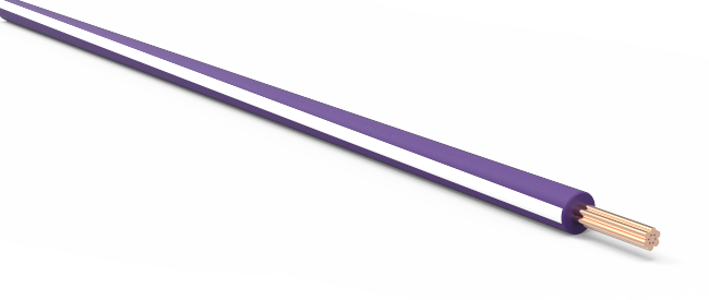 22-AWG-Automotive-TXL-Wire-Purple-w/-White-Stripe-by-the-Foot