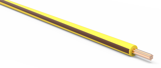 20-AWG-Automotive-TXL-Wire-Yellow-w/-Brown-Stripe-by-the-Foot