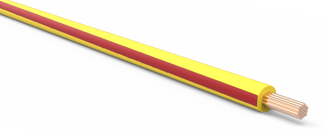 18-AWG-Automotive-TXL-Wire-Yellow-w/-Red-Stripe-by-the-Foot