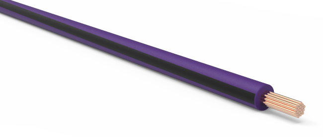 18-AWG-Automotive-TXL-Wire-Purple-w/-Black-Stripe-by-the-Foot