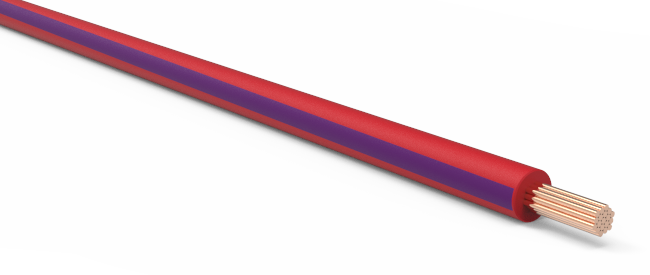 18-AWG-Automotive-TXL-Wire-Red-w/-Purple-Stripe-by-the-Foot