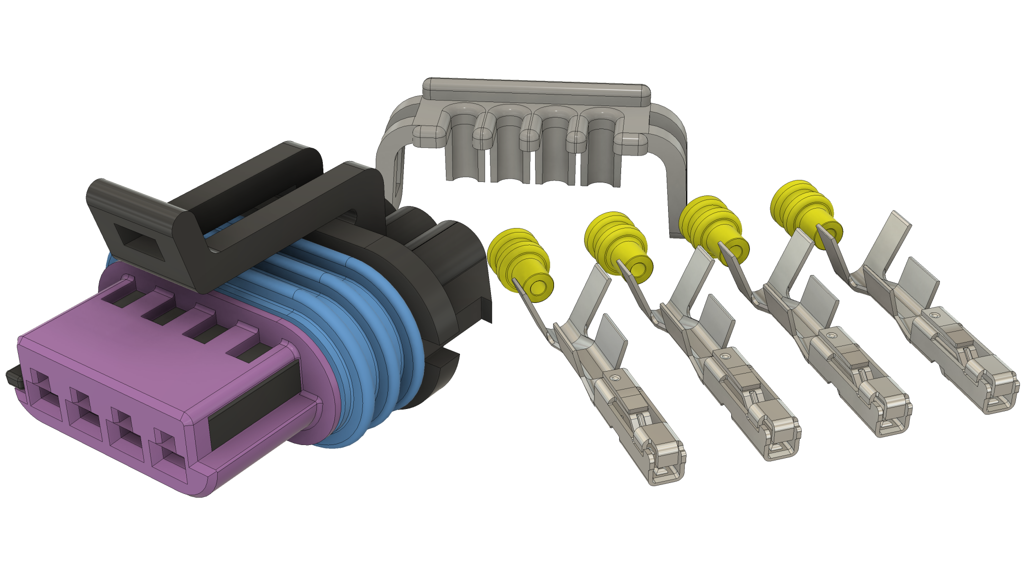 Idle Air Control (IAC) Valve Connector Kit (2) LSwiring