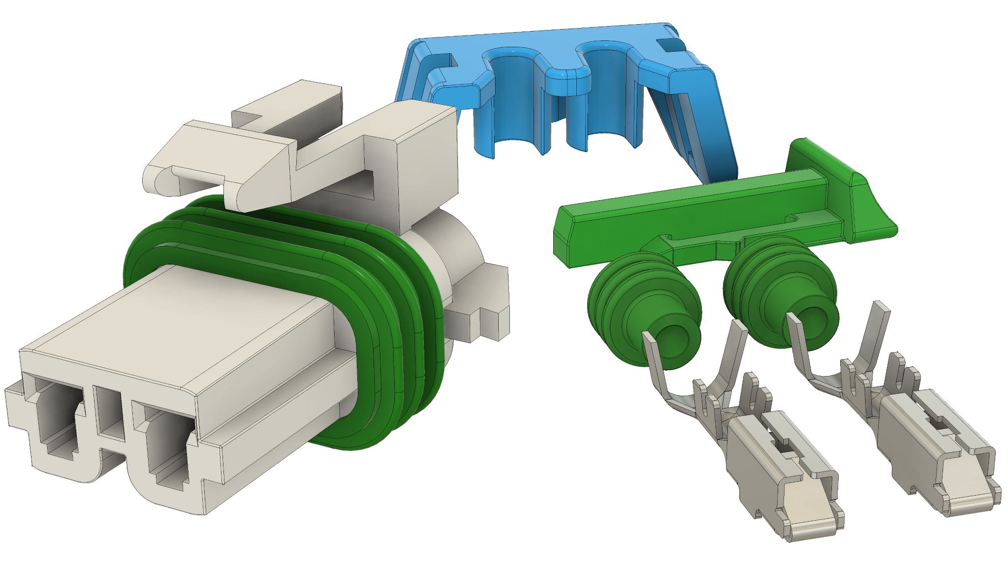 Secondary Air Injection Reaction (AIR) Pump Connector Kit (2) – LSwiring