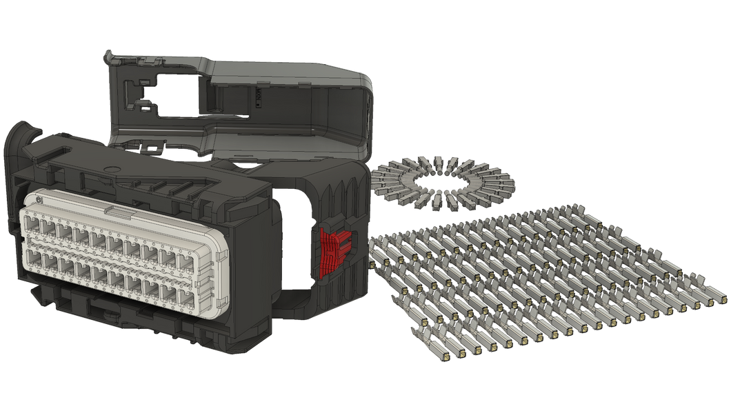 Engine Control Module (ECM) 2006-2016 E38 X2 Gray Connector Kit