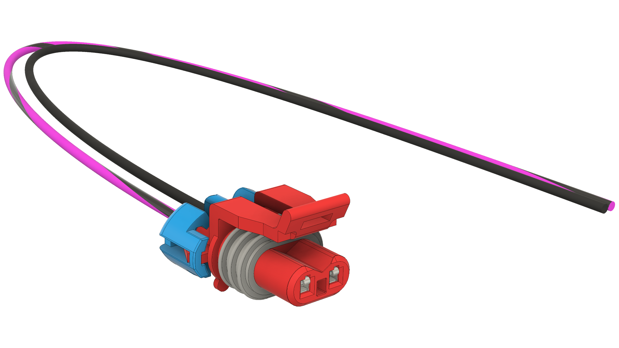 Secondary Air Injection Reaction (AIR) Bleed Valve Solenoid Pigtail (1 ...